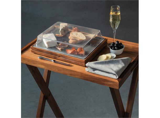 Roomservice brett Folding Table valnøtt Med låsemekaniske 600x400xmm
