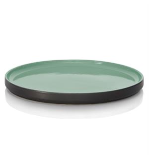 WMF GEO tallerken flat Ø:260mm Grønn Steingods med glassert inn- og utside 