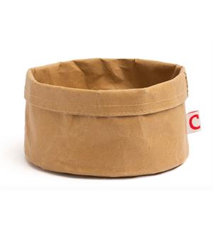 Brødpose i Craft papir Ø:200mm, brun Vaskbar på 30 grader 