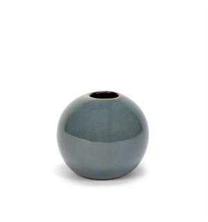 TERRES vase "ball" Ø:120/H:100mm, gråblå Smokey Blue 