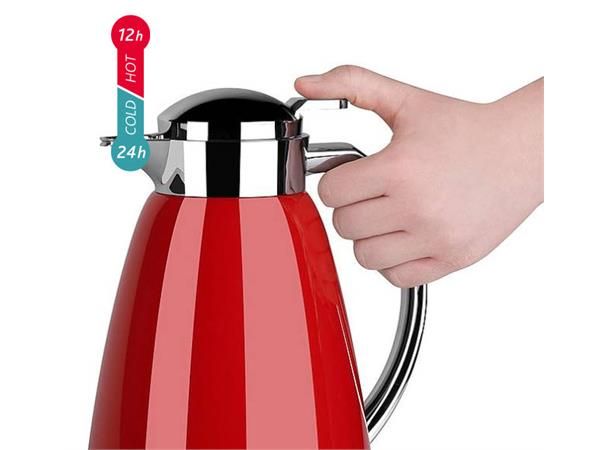 EMSA termokanne Campo. 1,0lt. Rød Ø:152/180mm H:250mm 1,0ltr.