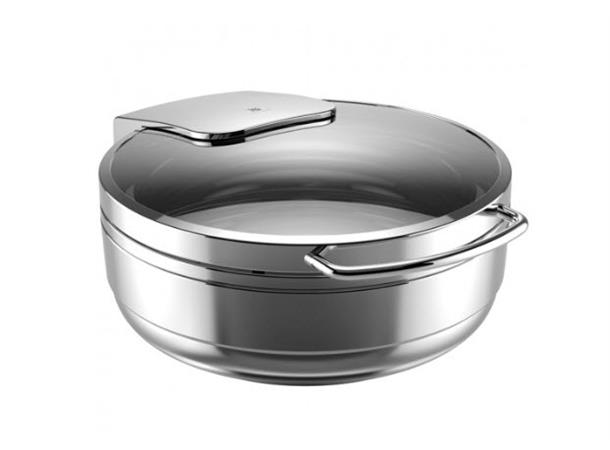 WMF Hot&Fresh Chafing Dish BASIC rund Alle varmekilder. Med vippelokk i glass