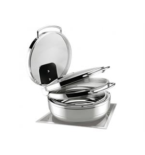 WMF Hot&Fresh Chafing Dish BASIC rund Alle varmekilder. Med vippelokk i glass 