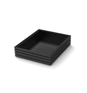 FLOW Black fat GN1/2-80 SORT ASK L:325mm B:265mm H:80mm 