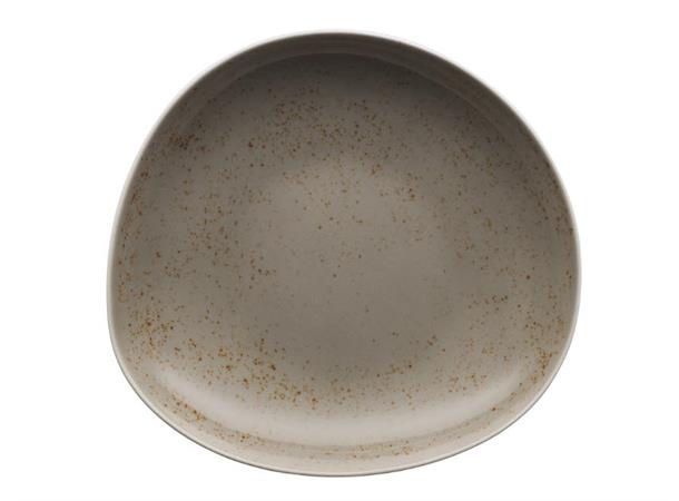 POTTERY dyp tallerken coupe asym Ø:280mm Dekor: Unique Light Grey