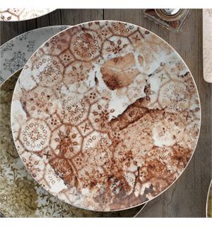 PURITY tallerken coup Ø:270mm Dekor: ANTIQUE CINNAMON 