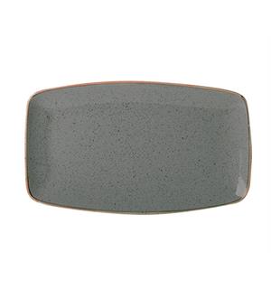 SEASONS burgertallerken Grå L:310mm B:180mm H:23mm 