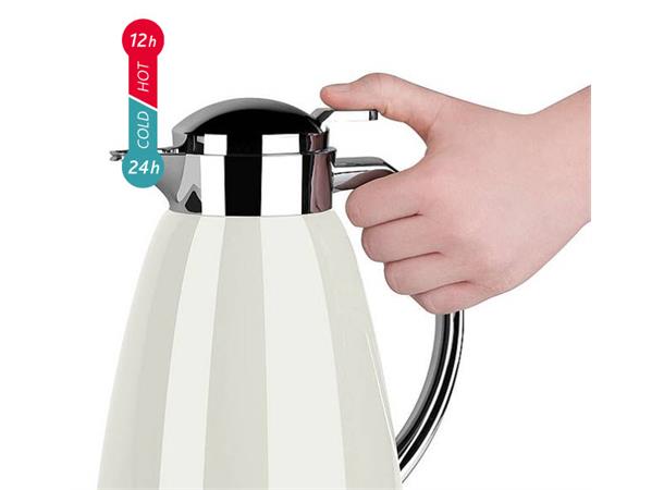EMSA termokanne Campo 1,0ltr. Hvit Ø:152/180mm H:250mm 1,0ltr.