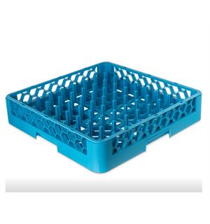 Oppvaskkurv OptiClean, tallerkener Blå, 8x8 pinner, pinneavstand 44mm 