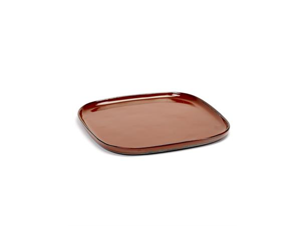 TERRES tallerken 254x254x15mm, rust Rust - Anita Le Grelle
