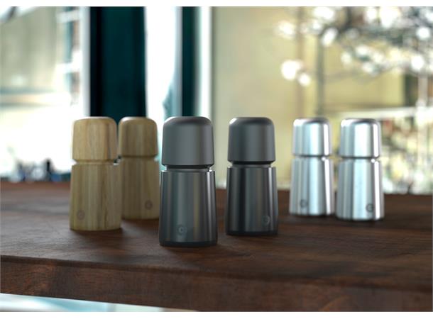 **STOCKHOLM Salt- & pepperkvern H:110mm Stål - Kvalitetskvern fra CrushGrind