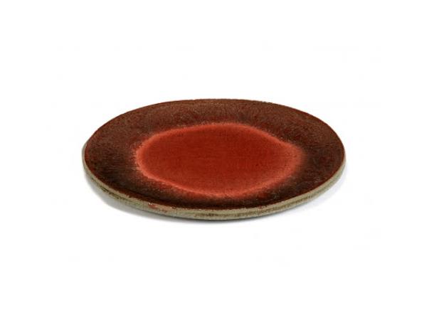 FCK tallerken Ø:200mm, rød Rått, rustikk og organisk