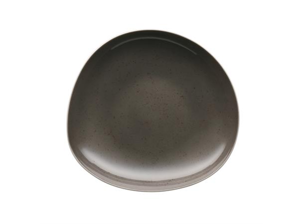 POTTERY dyp tallerken coupe asym Ø:280mm Dekor: Unique Dark Grey