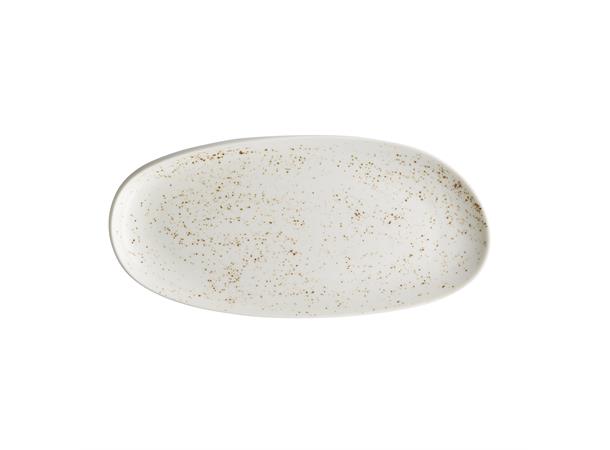 POTTERY dyp tallerken oval coupe 260x130 Dekor: Unique White