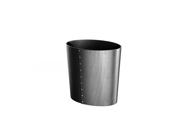 CRASTER Luxury avfallsbøtte S, sort Oval 240x189x225 (BxDxH)