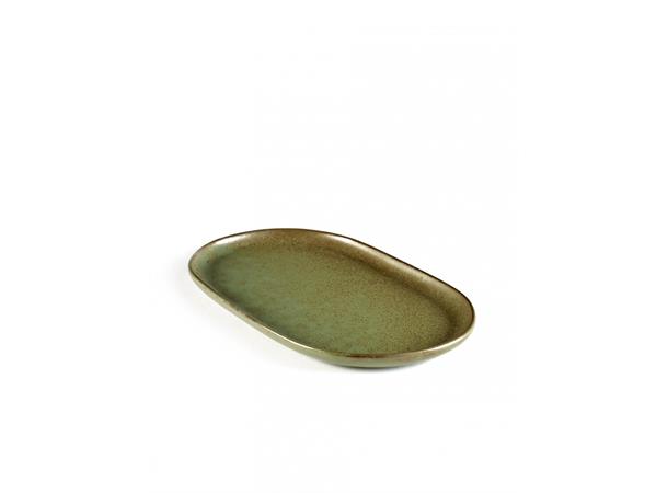 SURFACE oval tallerken 150x250mm, grønn Designet av Sergio Herman