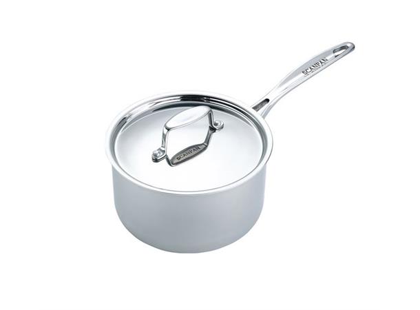 Scanpan Fusion 5 kasserolle 14cm/1,3ltr Rustfritt stål - Med lokk