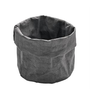 Brødpose i papir Ø:180mm, grå 