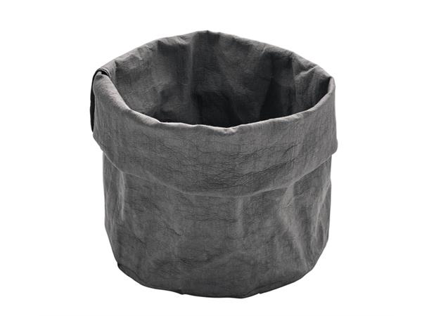 Brødpose i papir Ø:180mm, grå