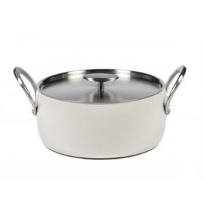 PURE casserole non-stick forged alu serene white D24 cm - 5L, lid included 