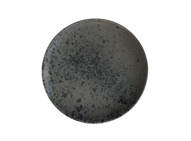 SANDSTONE tallerken coup Ø:230mm, Sort Dekor: SANDSTONE BLACK
