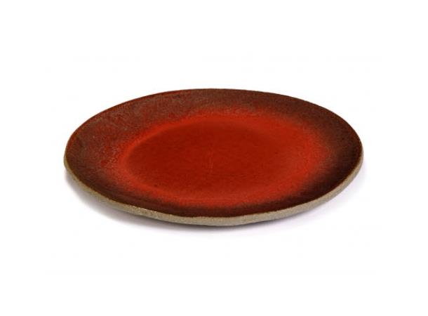 FCK tallerken Ø:280mm, rød Rått, rustikk og organisk