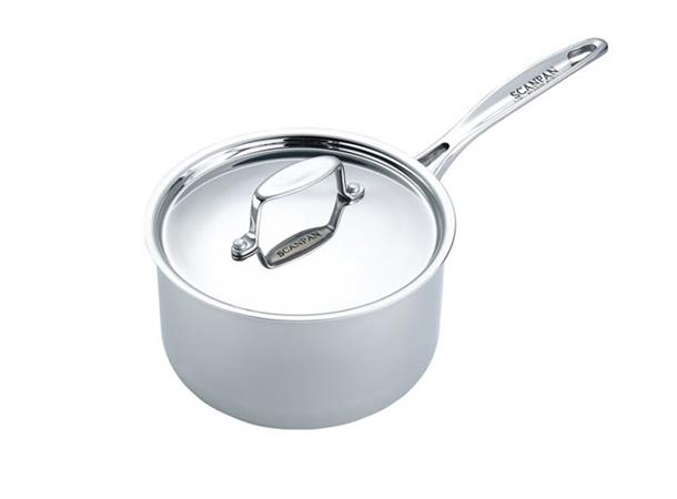 Scanpan Fusion 5 kasserolle 180mm/2,7ltr Rustfritt stål - Med lokk