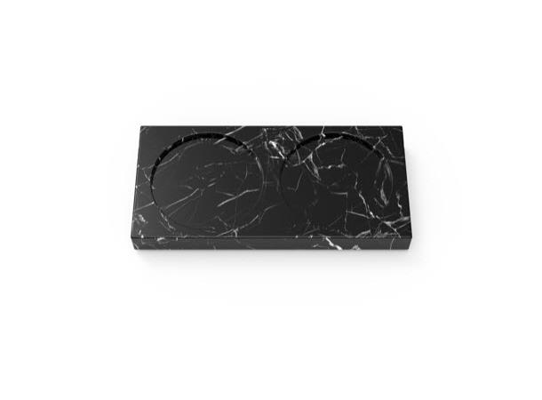 TABLETOP svart marmor L151mm B:72,5mm understell til S&pepperkvern, Crushgrind