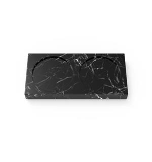 TABLETOP svart marmor L151mm B:72,5mm understell til S&pepperkvern, Crushgrind 