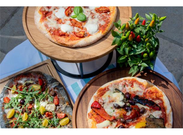 CRASTER TILT rundt fat valnøtt Ø:320mm H:25mm