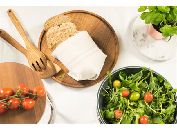 CRASTER TILT rundt fat valnøtt Ø:320mm H:25mm