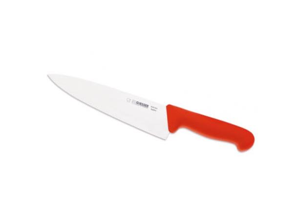 Kokkekniv Giesser L:200mm, Rød Total lengde 340mm