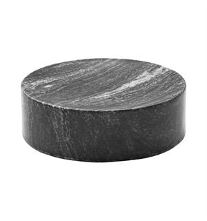 PLAYGROUND platå i marmor Ø:130mm Sort Ø:130mm H:43mm 