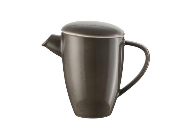 POTTERY kaffekanne m/lokk 0,3ltr Dekor: Unique Dark Grey
