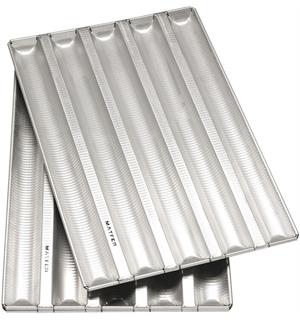 Renneplate/baguettbrett, 600x400 Perf aluminium - Plass til 5 baguetter 