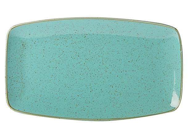 SEASONS burgertallerken Turkis L:310mm B:180mm H:23mm