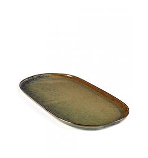 SURFACE oval tallerken 170x355mm, v.grå Designet av Sergio Herman 