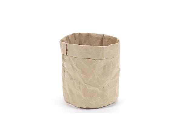 Brødpose i papir S Ø:110mm/H120mm Brun papirpose - Gjenbrukbar