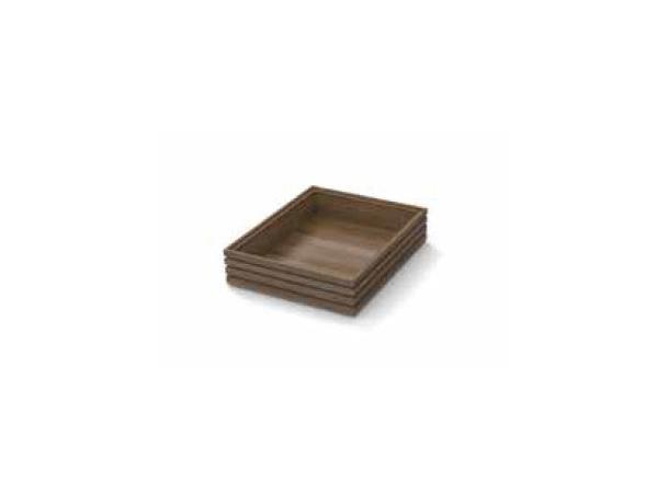 FLOW Refine fat GN1/2-80 VALNØTT L:325mm B:265mm H:80mm