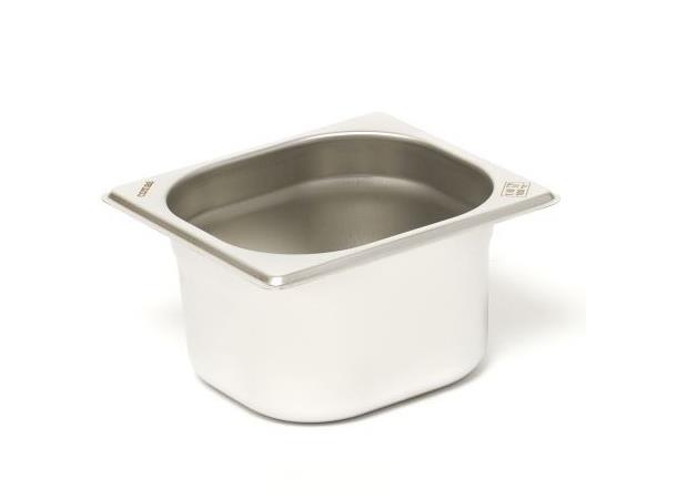 BASIQ GN1/6-100 gastrobakk rustfri Økonomimodell i 18/0 stål.