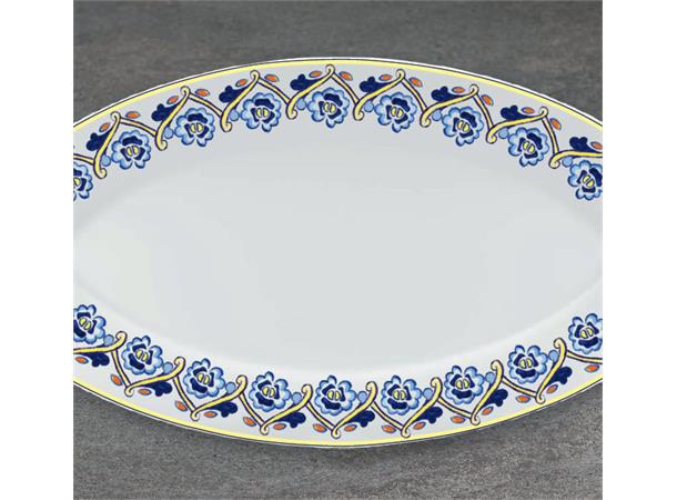 BONN ovaltallerken coupe 320x230mm Dekor: Secilian nostalgia