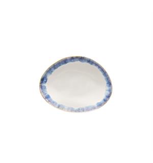 BRISA tallerken flat oval Ø:160 mm Steingods i duse farger 
