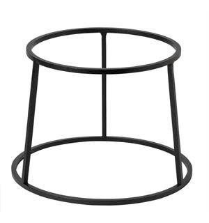 Buffetstativ rund høy Ø:24/H:16cm, sort 