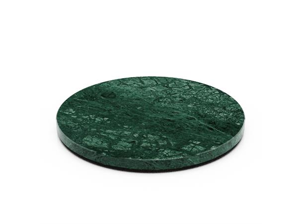 CRASTER TILT rundt fat i marmor, Grønn Ø:320mm H:25mm