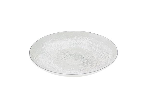 Dyp tallerken coupe Ø:24cm/1ltr SMART Dekor: Salt - Høybrent porselen