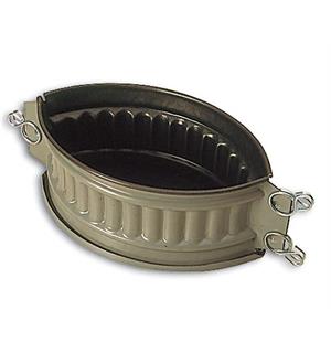 EXOPAN patèform Oval L:210 B:140 H:90mm Non- stick coating 