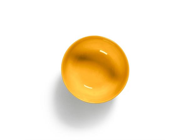 FEAST dyp skål S Ø:160/H:75mm Dekor: Sunny Yellow
