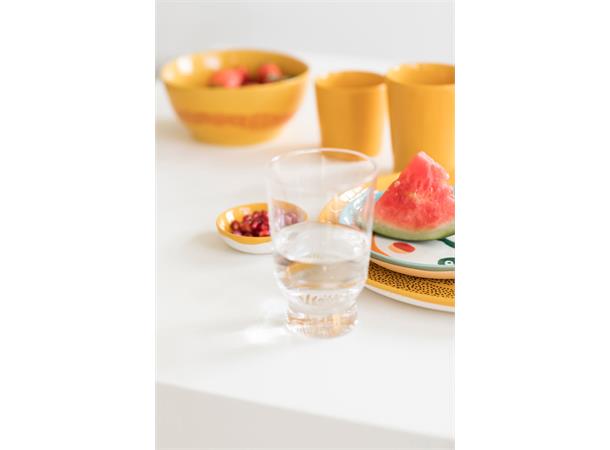 FEAST dyp skål S Ø:160/H:75mm, 80cl Dekor: Sunny Yellow