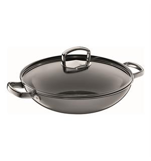 FUSIONTEC wok panne Ø:32cm, platinum Ø:32cm/5,0ltr - Til alle varmekilden 