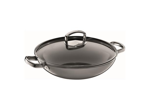 FUSIONTEC wok panne Ø:32cm, platinum Ø:32cm/5,0ltr - Til alle varmekilden